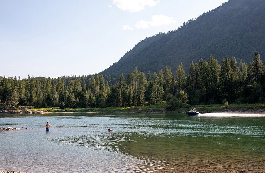 Thompson Falls State Park, Montana, USA